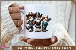 Howdy Valentine Western Cowboy Gnomes png, Valentine Gnomes Product Image 3