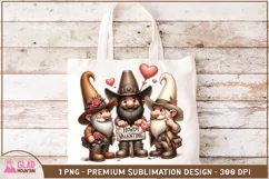 Howdy Valentine Western Cowboy Gnomes png, Valentine Gnomes Product Image 6