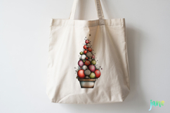 Whimsical Christmas Tree Clipart Product Image 3