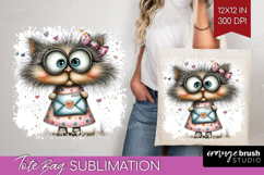 Valentine Tote Bag - Whimsical Animal Tote Bag PNG Product Image 1