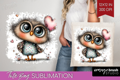Valentine Tote Bag - Whimsical Animal Tote Bag PNG Product Image 1