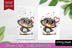 Valentine Phone Case PNG - Whimsical Animal Case PNG Product Image 1