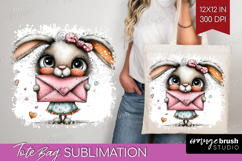 Valentine Tote Bag - Whimsical Animal Tote Bag PNG Product Image 1