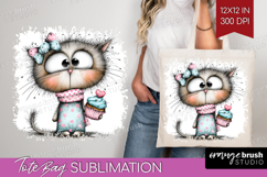 Valentine Tote Bag - Whimsical Animal Tote Bag PNG Product Image 1