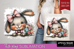 Valentine Tote Bag - Whimsical Animal Tote Bag PNG Product Image 1