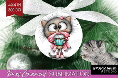 Valentine Ornament PNG - Whimsical Animal PNG Sublimation Product Image 1