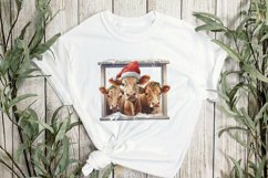 Winter Family Animals Cow Sublimation Product Image 3