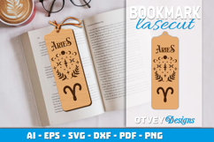 Zodiac Bookmark Lasercut | Bookmark Design Lasercut Product Image 1