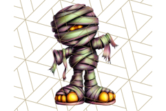 Halloween Monster Clipart PNG, Cute Spooky Characters Product Image 2