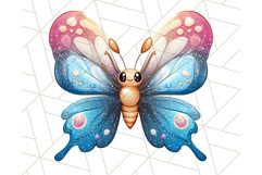 Jewel Toned Butterfly PNG Clipart, Vibrant Butterflies Product Image 2