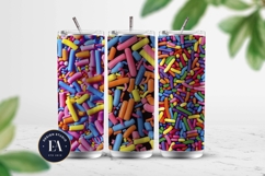 Sprinkles digital paper | Colorful Rainbow Sprinkles Product Image 2