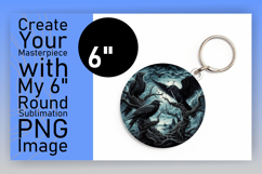 Artful Circle Design Sublimation PNG , Horror Halloween Product Image 1