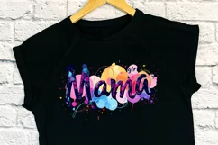 Girl mama clipart | Mothers day Sublimation design png Product Image 3