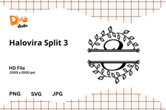 Halovira Split Monogram Product Image 1