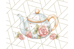 Tea Time Animal Clipart PNG Woodland Forest, Cottagecore Png Product Image 2
