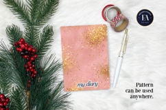 Pink Gold Shimmer Digital Paper, Glitter Texture Product Image 4