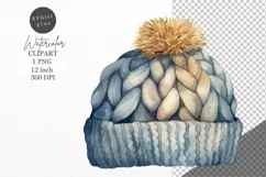 Christmas clipart, Hat clipart, Blue Christmas Product Image 1