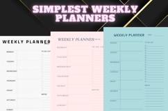 best simplest weekly planner freebie 37,free Weekly planners Product Image 2