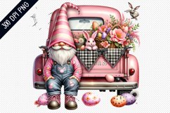 Easter Day Gnome - Sublimation Clipart PNG Design Product Image 1