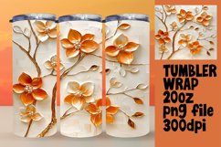 Exclusive Tumbler Design File , 3D Flower Product Image 1