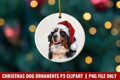 Breeds Of Christmas Dog Ornaments Clipart PNG Product Image 1