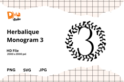 Herbalique Monogram Product Image 1