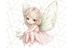 Pastel Fairies and Butterflies PNG, Spring Fantasy Clipart Product Image 2