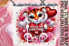 JOYFUL SIPS 20oz TUMBLER WRAP, Valentines Product Image 1