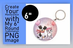Sophisticated Round Design Coaster Art , Valentines Product Image 1