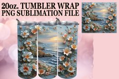 Petal Perfection Tumbler Sublimation 20oz Product Image 1