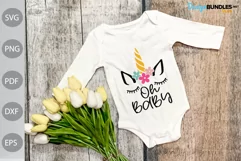Oh Baby Unicorn SVG Cut Files/ Design For Baby/ Kids Design Product Image 1