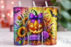Spooky Season Halloween Tumbler Wrap | Sublimation | Tumbler Product Image 1