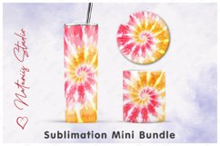TIE DYE Mini Bundle - Sublimation - Tumbler, Mug, Coaster Product Image 1