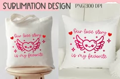 Valentine's day SVG design | Our love story cut file SVG Product Image 2