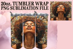 Chic Melanin Tumbler Art Product Image 1