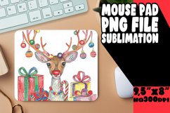 Bright MOUSE PAD Sublimation Art, Xmas Product Image 1