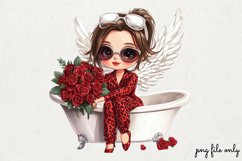 Lazy Sassy Angle for Valentine Clipart PNG Product Image 1