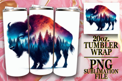 Magical mornings 20oz tumbler wrap, Animals Art Product Image 1