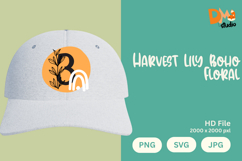 Harvest Lily Boho Floral Monogram Product Image 1