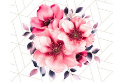 Gothic Floral PNG, Dark Aesthetic Flowers Clipart Print Product Image 5