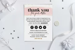 Thank you card for small business Portrait template Canva 10 Product Image 3
