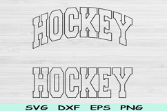 Hockey Svg Dxf Cut Files, Hockey Png, Hockey Mom Svg Files Product Image 1