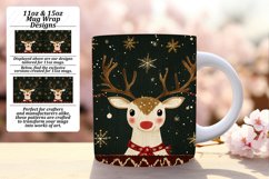 Stunning 11oz Mug Wrap Png Artwork , Holiday Product Image 1
