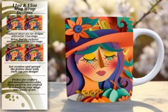 Halloween 3D Mug Wrap - Autumn Sublimation 11oz 15oz Product Image 1