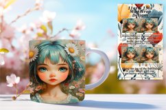 Dazzling 15oz Mug Wrap Png Artwork , Fairy Product Image 1