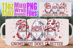 15x Mug Wrap Sublimation , Love Gnome Product Image 10