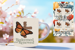 Lovely 15oz Mug Wrap Png Template , Religious Product Image 1