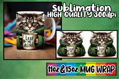 Gentle smiles 11oz 15oz sublimation wrap, Grumpy Cat Product Image 1