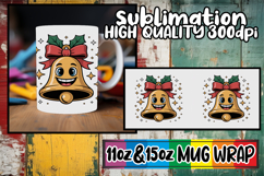 Joyful evenings 11oz 15oz sublimation wrap, Cute Christmas Product Image 1