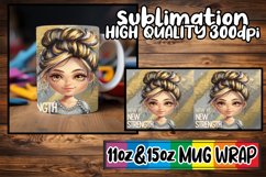 Happy dreams 11oz 15oz sublimation wrap, Woman Product Image 1